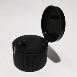 Fliptop Cap - Black - for 4oz & 16oz PET Bottles
